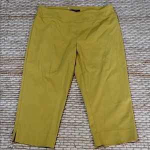 Mustard crop slacks